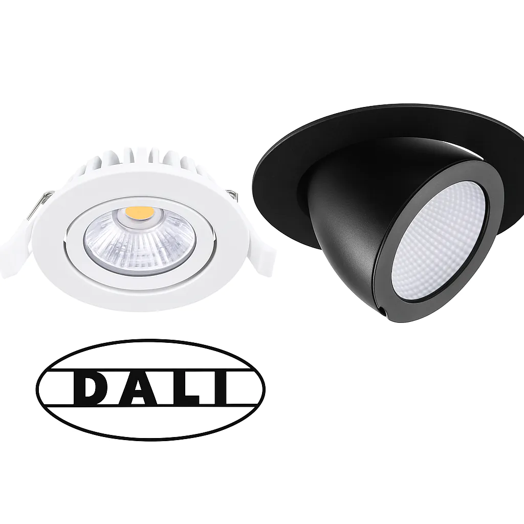 Infällda LED Spotlights | Dali dimbar