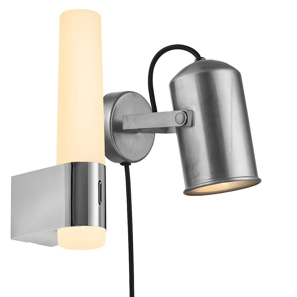 Silver vägglampor design