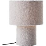 Brilliant Bordslampa Teddy Metall Textil Grå | 230mm - Passande för 1x E27