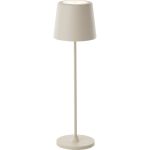 Brilliant Bordslampa Kaami Metall Plast Beige 2W 310lm - 830 Varm Vit | 100mm - IP44 - Utomhus - Dimbar 