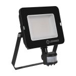 Ledvance LED Strålkastare Kompakt Svart 50W 5000lm 100D - 840 Kallvit | IP65 - Symmetrisk - Rörelse- och ljussensor
