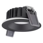 Ledvance LED Spot Air Fix Aluminium Svart 6W 510lm 36D - 930 Varm Vit | Utskärning   68mm - IP65 - Bästa färgåtergivning - Dimbar