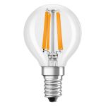 Ledvance Classic LED E14 Päron Filament Klar 4.2W 470lm - 927 Extra Varm Vit | Bästa färgåtergivning - Dimbar - Ersättare 40W