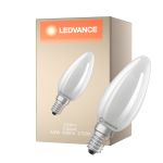 Ledvance LED Classic E14 Kronljus Filament Matt 3.8W 806lm - 827 Extra Varm Vit | Ersättare 60W
