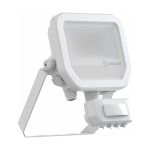 Ledvance LED Strålkastare Aluminium Vit 8W 1200lm 100D - 840 Kallvit | IP65 - Rörelse- Och Ljussensor - Symmetrisk