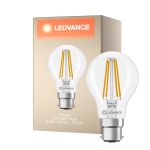 Ledvance Classic LED B22 Päron Filament Klar 5.9W 806lm - 827 Extra Varm Vit | Dimbar - Ersättare 60W