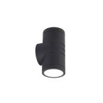 Ansell Vägglampa Reef Svart Up & Down - Utomhus - 10W 885lm 90D - 830-840-860 CCT | IP65