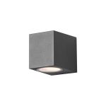 D'Lite Vägglampa Vrebos Svart | IP54 - Passande För 1x GU10