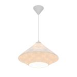 D'Lite Pendellampa Groede Papper Vit | Passande För 1x E27