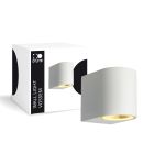 D'Lite Vägglampa Vossem Vit| IP54 - Passande För 1x GU10 