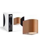 D'Lite Vägglampa Vossem Bronze| IP54 - Passande för 1x GU10 