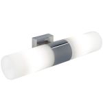 Nordlux Tangens Vägglampa Glas och Metall Krom | IP44 - Passande för 2x E14