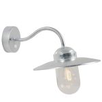 Nordlux Luxembourg Vägglampa Stål och Glas Grå | IP54 - Passande för E27