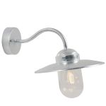 Nordlux Luxembourg Vägglampa Stål och Glas Grå - Kustområde | IP54 - Passande för E27