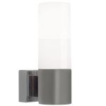 Nordlux Tangens Vägglampa Glas och Metall Grå | IP44 - Passande för E14