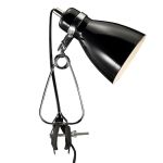Nordlux Bordslampa Cyclone Clamp Metall Svart | Passande för 1x E14