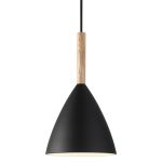 DFTP by Nordlux Pure 20 Pendellampa Metall och Trä Svart | Passande för E27