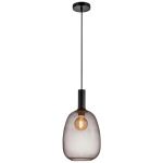 Nordlux Alton Pendellampa Glas Svart | Passande för E27