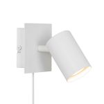 Nordlux Frida Vägglampa Metall Vit | Passande för GU10