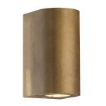 Nordlux Canto Vägglampa Mässing Guld Up & Down | Passande för 2x GU10