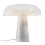 DFTP by Nordlux Bordslampa Glossy Marmor och Glas Vit | 320mm - Passande för 1x E27