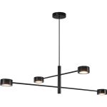 Nordlux Pendellampa Clyde 20W 827 350lm 120D Svart - Metall | Dimbar - Extra Varm Vit