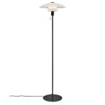 Nordlux Verona Golvlampa Glas och Metall Svart | Passande för E27
