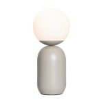 Nordlux Bordslampa Notti Metall Grå | Passande för 1x E14