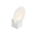 Nordlux Hester Vägglampa Glas Vit - 9.5W 900lm - 930 Varm Vit | IP44 - Bästa Färgåtergivning - 3-Stegs Dimbar