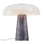 DFTP by Nordlux Bordslampa Glossy Marmor och Glas Grå | 320mm - Passande för 1x E27