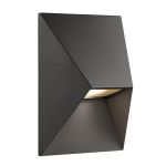 Nordlux Pontio Vägglampa Aluminium Svart | IP54 - Passande För 1x GU10