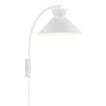 Nordlux Dial Vägglampa Metall Vit | Passande för 1x E27