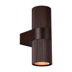 Nordlux Kyklop Vägglampa Aluminium Rostig  Up & Down | Passande för 2x GU10