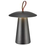 Nordlux Bordslampa Ara Batteri Aluminium Svart 2W 240lm - 830 Varm Vit | Dimbar Touch