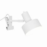 Nordlux Bordslampa Matis Clamp Metall Vit | Passande för 1x E27