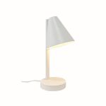 Nordlux Bordslampa Wilmer Metall Vit | Passande för 1x E14