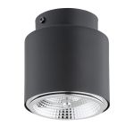 Emibig Taklampa Nano Stål Svart | Passande för 1x GU10 (AR111) - Max 12W