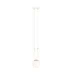 Emibig Pendellampa Glam Stål Vit | Passande för 1x E14 - Max 10W