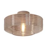 It's about RoMi Taklampa Verona Glas Brun | Passande för 1x E27 