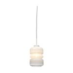 It's about RoMi Pendellampa Verona Glas Vit | Passande för 1x E27 