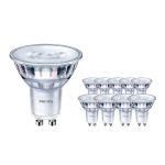 Flerpack 10x Philips Corepro LED Spot GU10 PAR16 4.6W 370lm 36D - 830 Varm Vit | Ersättare 50W
