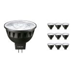 Flerpack 10x Philips Master LED Spot GU5.3 MR16 6.7W 440lm 36D - 930 Varm Vit | Bästa färgåtergivning - Dimbar - Ersättare 35W
