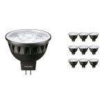 Flerpack 10x Philips Master LED Spot GU5.3 MR16 7.5W 485lm 36D - 927 Extra Varm Vit | Bästa färgåtergivning - Dimbar - Ersättare 50W