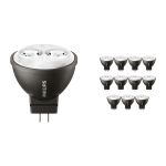 Flerpack 12x Philips Master LED Spot GU4 MR11 3.5W 200lm 24D - 827 | Ersättare 20W