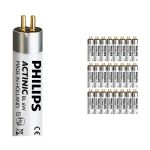 Flerpack 25x Philips MASTER Actinic BL T5 Short 6W - Ultraviolett | 21cm