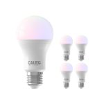 Flerpack 5x Calex Smart Tuya Wifi E27 Päron 8.5W 806lm - 822-840 Justerbar Vit | RGBW - Dimbar - Ersättare 60W