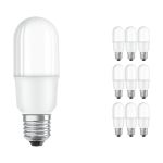 Flerpack 10x Ledvance Classic LED E27 Linjär Matt 9W 1050lm - 840 Kallvit | Ersättare 75W
