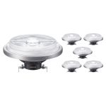 Flerpack 6x Philips MASTER LED Spot G53 AR111 10.8W 620lm 24D - 930 Varm Vit | Bästa färgåtergivning - Dimbar - Ersättare 50W