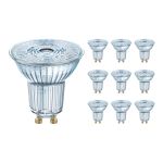 Flerpack 10x Ledvance Performance LED Spot Reflektor GU10 PAR16 4.5W 350lm 36D - 940 Kallvit | Bästa färgåtergivning - Dimbar - Ersättare 50W