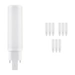 Flerpack 10x Ledvance Dulux-D LED 6W - 830 Varm Vit | 2-Stift - Ersättare 13W